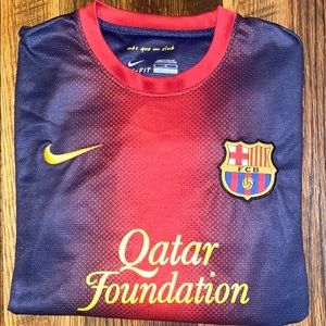 EUC 2012 Barcelona Messi jersey